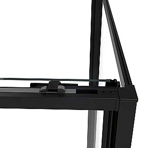 Душевой уголок Vincea SLIM SOFT VSR-1SS8014CLB 140x80 стекло прозрачное/профиль черный купить в интернет-магазине Sanbest