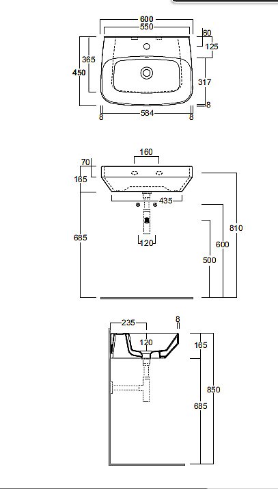 Раковина Simas Baden Baden BB10bi*1 купить в интернет-магазине Sanbest