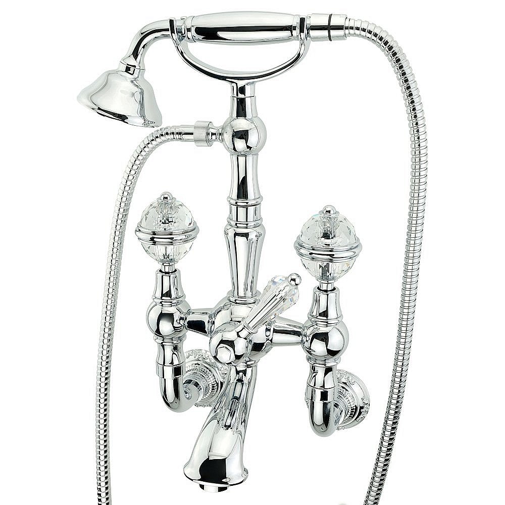 Смеситель для ванны Migliore Cristalia 18585 хром купить в интернет-магазине сантехники Sanbest