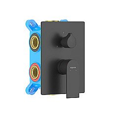 Смеситель для ванны Aquatek Лира AQ1447MB черный матовый купить в интернет-магазине сантехники Sanbest