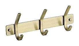 Планка с крючками Kaiser H0053 бронза купить в интернет-магазине сантехники Sanbest