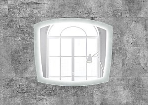 Зеркало Art&Max ROMA AM-Rom-800-700-DS-F в ванную от интернет-магазине сантехники Sanbest