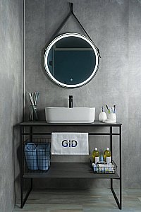 Раковина накладная Gid Geometrico 52 N9445 51155 белая купить в интернет-магазине Sanbest