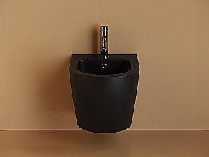 Биде Ceramica Nova Uno CN11002MB черное матовое купить в интернет-магазине Sanbest