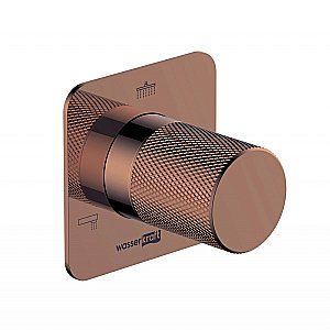 Дивертор Wasserkraft Paar A310 3 выхода, розовое золото для смесителя в интернет-магазине сантехники Sanbest