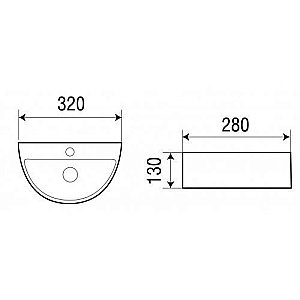 Раковина подвесная WeltWasser WW AISBACH 5062 32 белая купить в интернет-магазине Sanbest