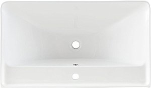 Тумба с раковиной Aquanet Вега 80 344123+301805 белая глянцевая для ванной в интернет-магазине Sanbest