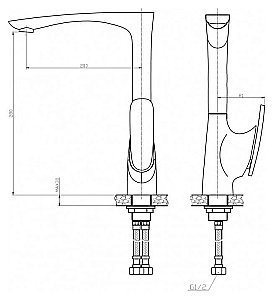 Смеситель для кухни WeltWasser ESSEN 606 хром купить в интернет-магазине сантехники Sanbest