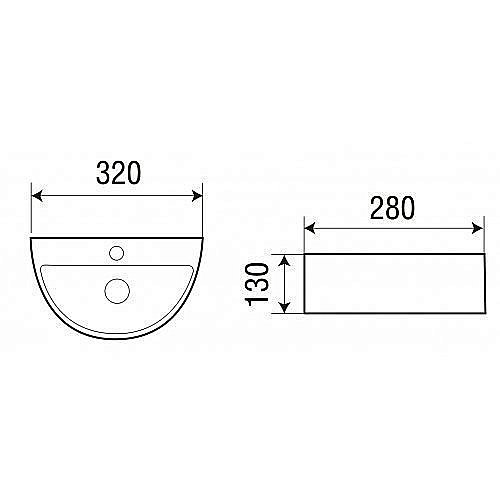 Раковина подвесная WeltWasser WW AISBACH 5062 32 белая купить в интернет-магазине Sanbest