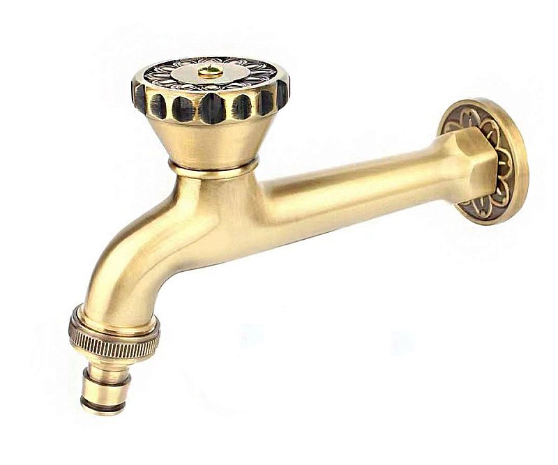 Сливной кран для бани Bronze de luxe 21990/2 бронза купить в интернет-магазине сантехники Sanbest