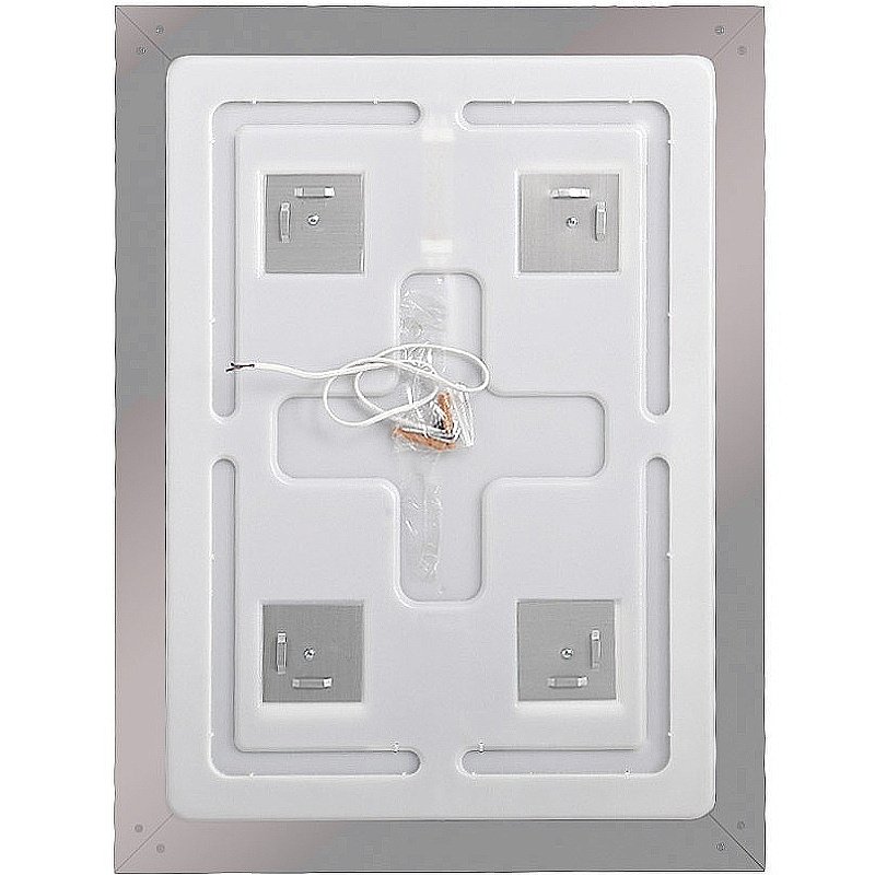 Зеркало BelBagno Kraft SPC-KRAFT-500-800-SENS-AL сатин в ванную от интернет-магазине сантехники Sanbest