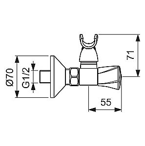 Смеситель для душа VIDIMA LIFE BA360AA купить в интернет-магазине сантехники Sanbest