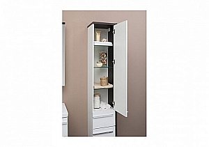 Шкаф-пенал для ванной Aquanet Фостер 35 для ванной в интернет-магазине сантехники Sanbest