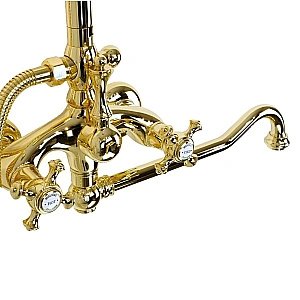 Душевая система Migliore PRESTIGE 32783 золото купить в интернет-магазине сантехники Sanbest