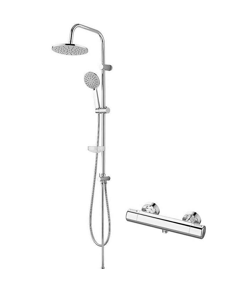 Душевая система Agger Thermo A2492200 хром купить в интернет-магазине сантехники Sanbest