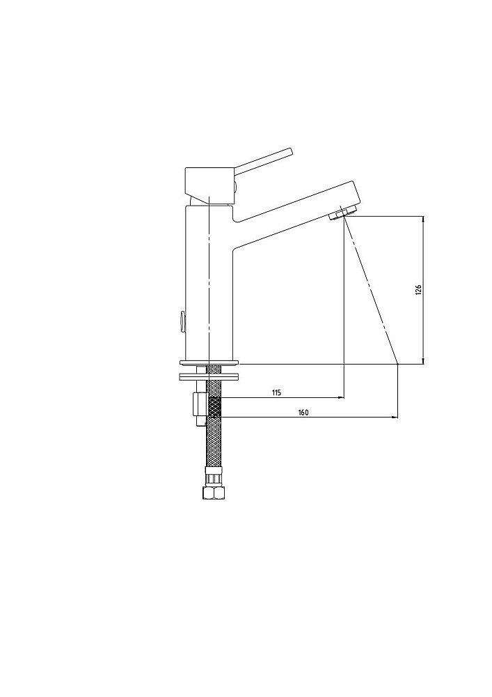 Смеситель для раковины GPD TULIO MLB135 купить в интернет-магазине сантехники Sanbest