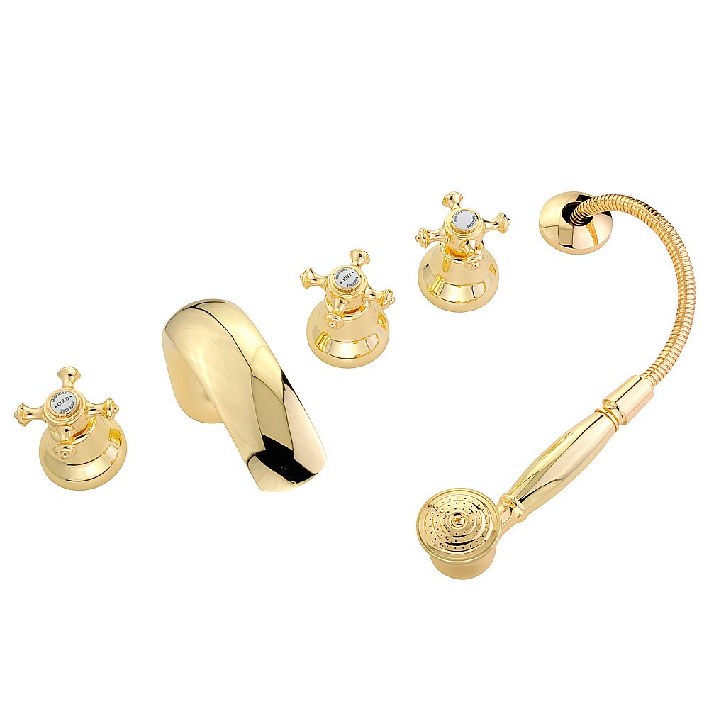 Смеситель для ванны Migliore Prestige 31610 золото купить в интернет-магазине сантехники Sanbest