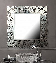 Зеркало Armadi Art Caprice поталь серебро 80 в ванную от интернет-магазине сантехники Sanbest