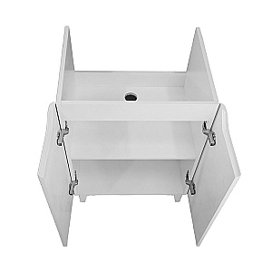 Тумба с раковиной Azario LOTOS 50 Н CS00094779 белая для ванной в интернет-магазине Sanbest