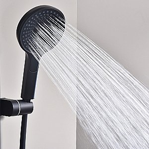 Душевая система Black&White Gravity GH9025NMB черная матовая купить в интернет-магазине сантехники Sanbest