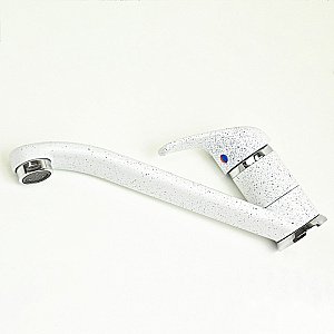 Смеситель для кухни PAINI Jolly 6990573Z1KM белый гранит купить в интернет-магазине сантехники Sanbest