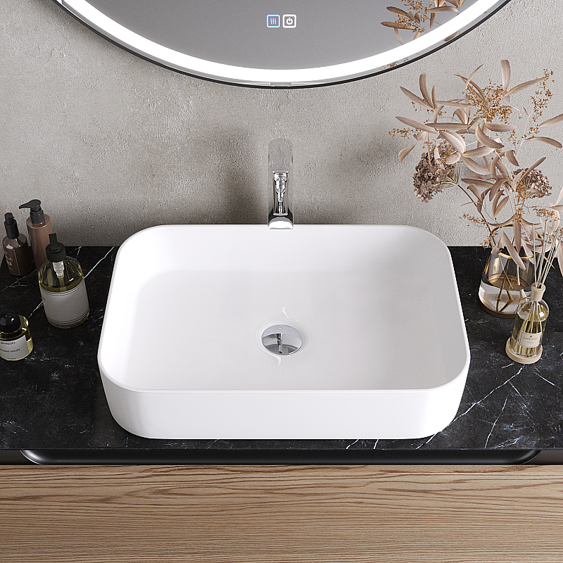 Раковина Cezares 56 CZR-6451 белая купить в интернет-магазине Sanbest