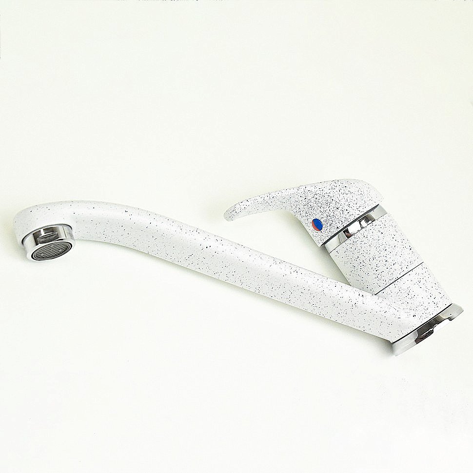 Смеситель для кухни PAINI Jolly 6990573Z1KM белый гранит купить в интернет-магазине сантехники Sanbest