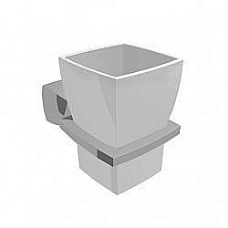 Держатель настенный для стакана/мыльницы/дозатора Bertocci Grace хром купить в интернет-магазине сантехники Sanbest