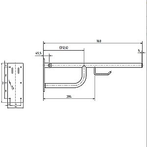 Поручень Bemeta Help 301102774 белый купить в интернет-магазине сантехники Sanbest