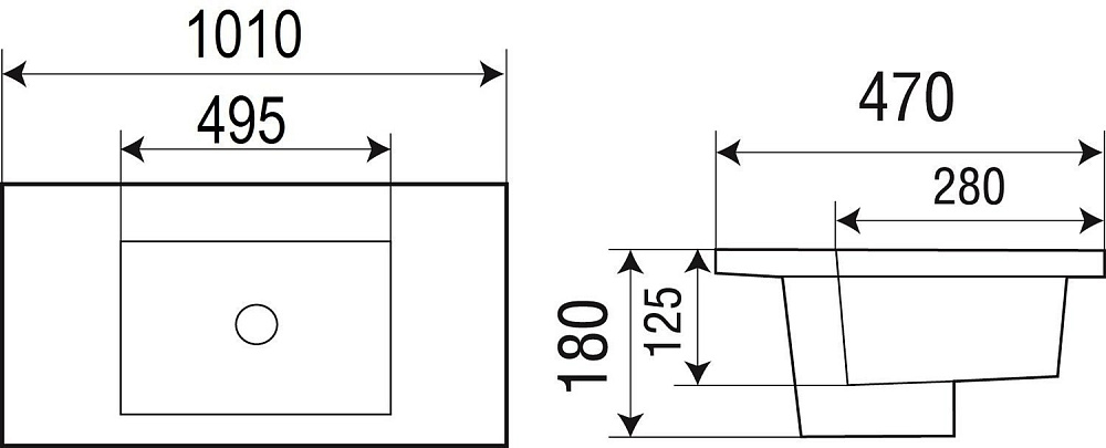 Раковина WeltWasser DEILBACH 7506-100 белый глянец купить в интернет-магазине Sanbest