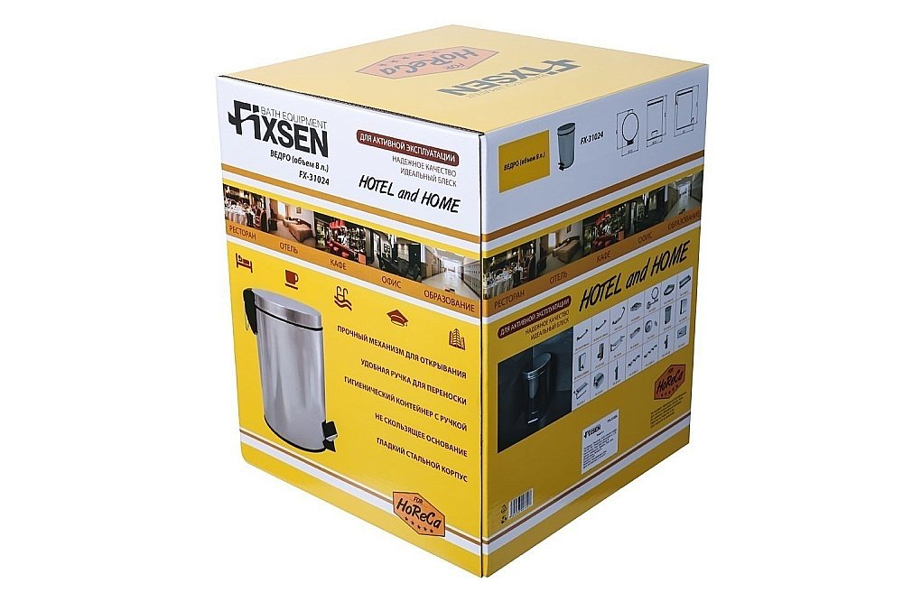 Ведро для мусора FIXSEN Hotel FX-31024 купить в интернет-магазине сантехники Sanbest