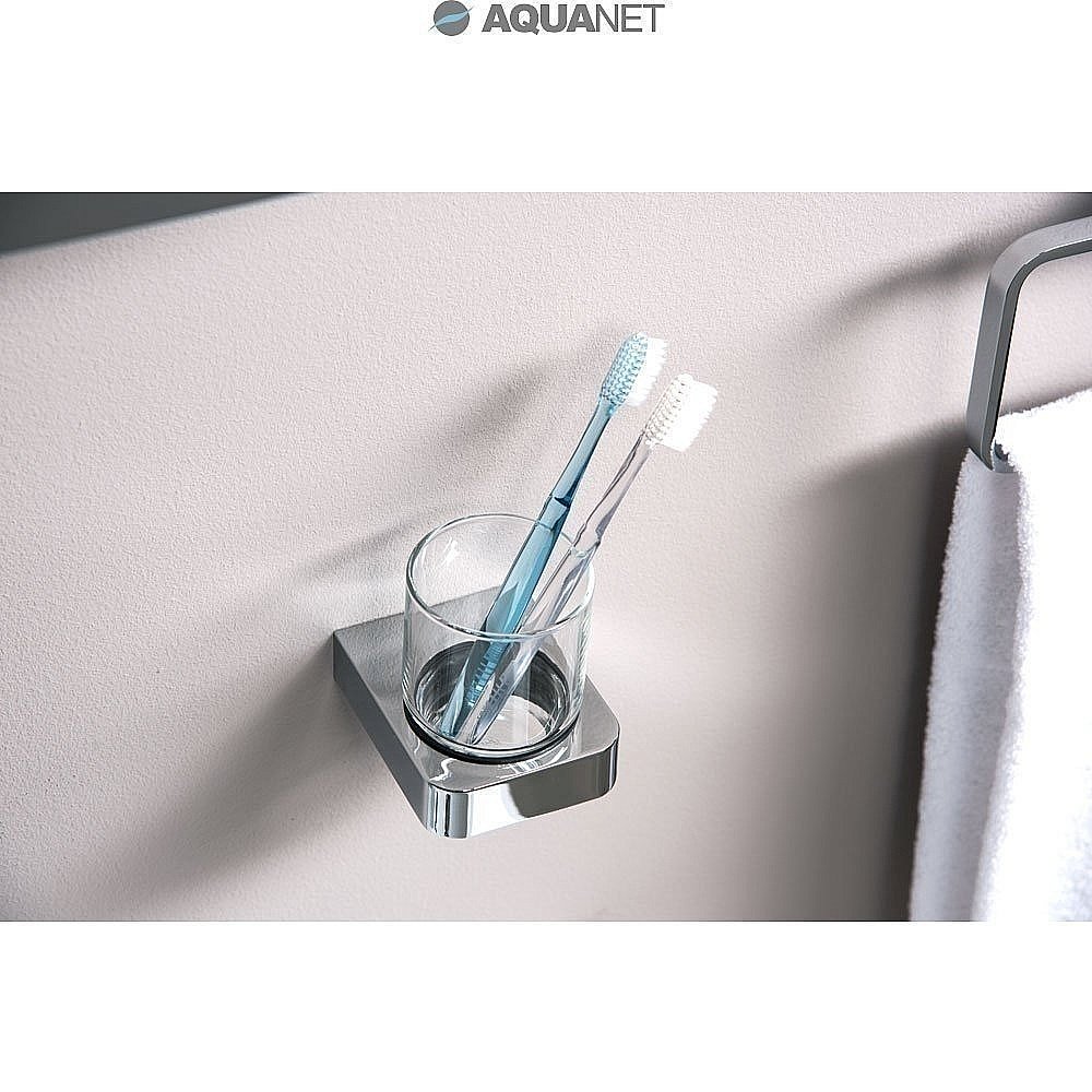 Стакан с держателем Aquanet 5784 купить в интернет-магазине сантехники Sanbest