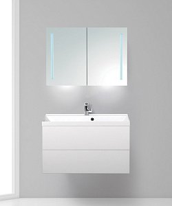 Тумба с раковиной Belbagno REGINA 90 Bianco opaco для ванной в интернет-магазине Sanbest