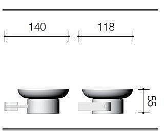 Мыльница Schein Allom 222C купить в интернет-магазине сантехники Sanbest