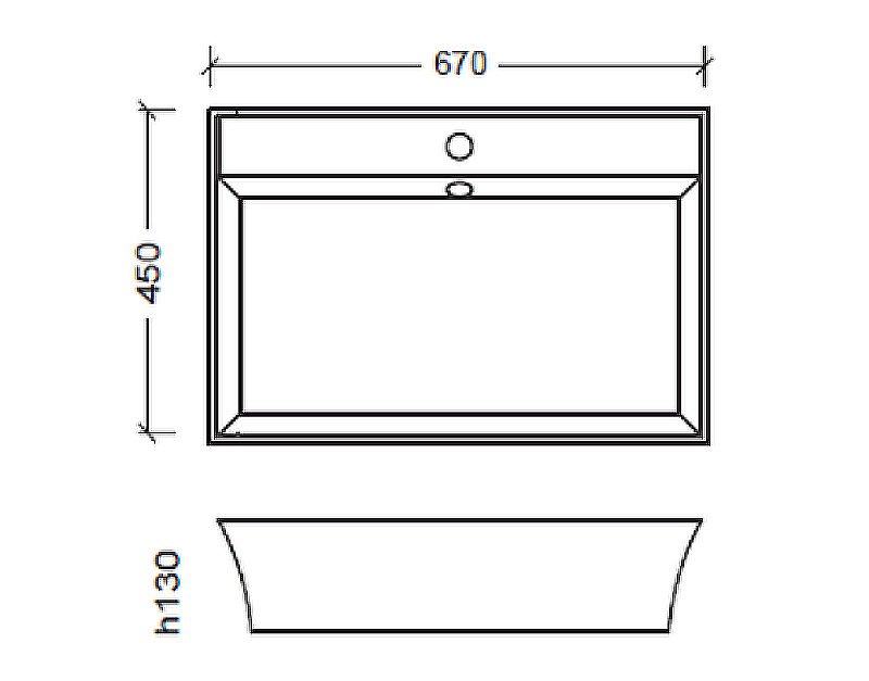 Раковина Armadi Art NeoArt 67 802 черная купить в интернет-магазине Sanbest
