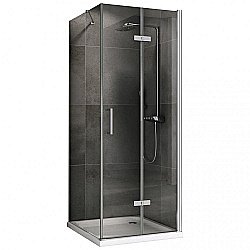 Душевой уголок ABBER Zart AG08090P-S71 90x70 стекло прозрачное/профиль хром купить в интернет-магазине Sanbest