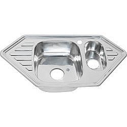 Мойка кухонная с сифоном Melana 222 C t (*7) купить в интернет-магазине сантехники Sanbest