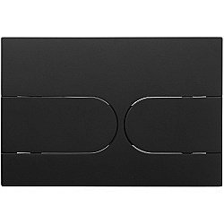 Кнопка для инсталляции Veconi Flush FLV6-B черная матовая купить в интернет-магазине сантехники Sanbest