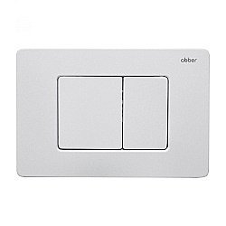 Кнопка для инсталляции ABBER AC0120MW белая матовая купить в интернет-магазине сантехники Sanbest