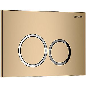 Кнопка для инсталляций Grossman Cosmo 700.K31.02.310.310RUS золото матовое купить в интернет-магазине сантехники Sanbest