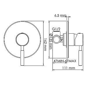 Смеситель для раковины WasserKRAFT A41513 хром купить в интернет-магазине сантехники Sanbest