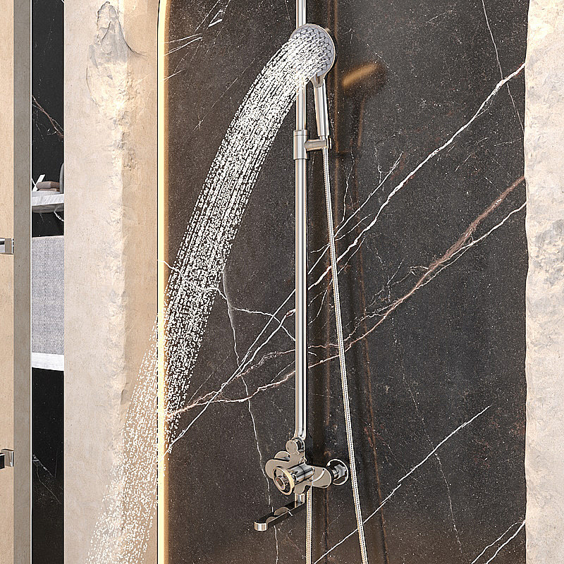 Душевая система Elghansa SATURN XQ 2309922-2T хром купить в интернет-магазине сантехники Sanbest