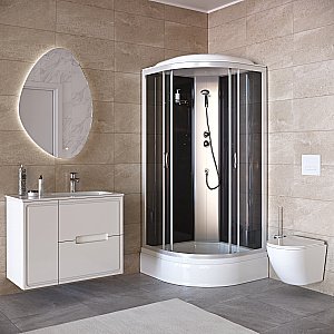 Душевая кабина Taliente TA-9091G 90х90 стекло тонированное купить в интернет-магазине Sanbest