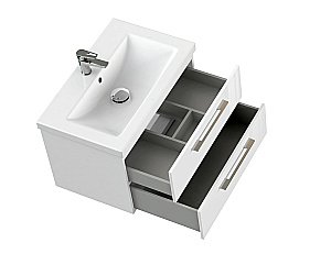 Мебель для ванной подвесная Cersanit LARA 70 белая для ванной в интернет-магазине Sanbest