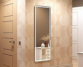Зеркало Континент Loren ЗЛП430 45,5x135 в ванную от интернет-магазине сантехники Sanbest