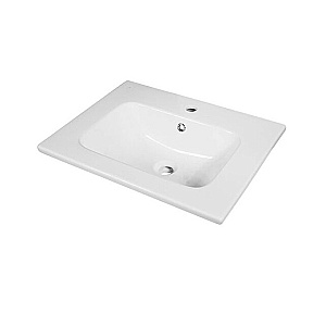 Тумба с раковиной Caprigo Modo-Terza 60 с интегрированной ручкой, цвет на выбор для ванной в интернет-магазине Sanbest