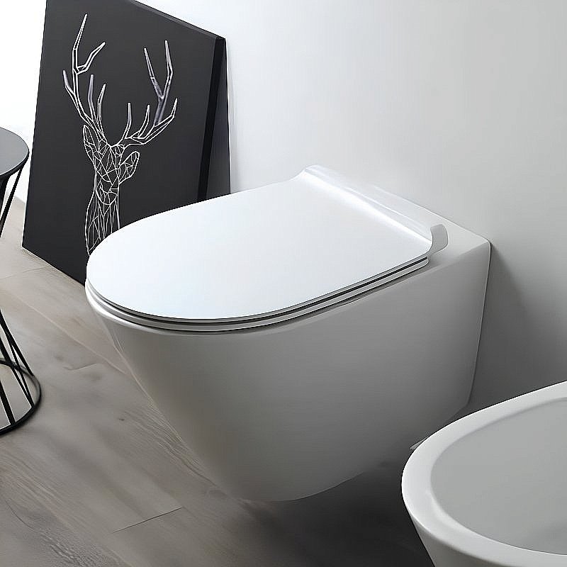 Унитаз подвесной SIMAS Gambassi GA18bi безободковый, белый купить в интернет-магазине Sanbest