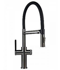 Смеситель для кухни Agger Elegant A3252555 оружейная сталь матовая купить в интернет-магазине сантехники Sanbest