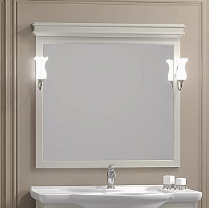 Зеркало Опадирис Борджи 105 слоновая кость в ванную от интернет-магазине сантехники Sanbest