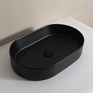 Раковина накладная Gid Lago 61 Bm1479 53354 черная матовая купить в интернет-магазине Sanbest